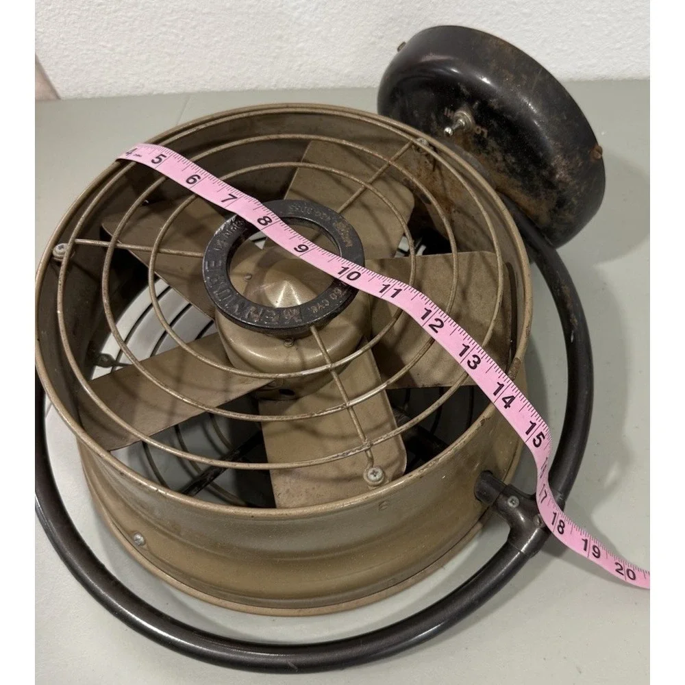 VINTAGE KENMORE 2 SPEED 5 BLADE TABLE FAN MODEL 124.8055 VORNADO STYLE 9